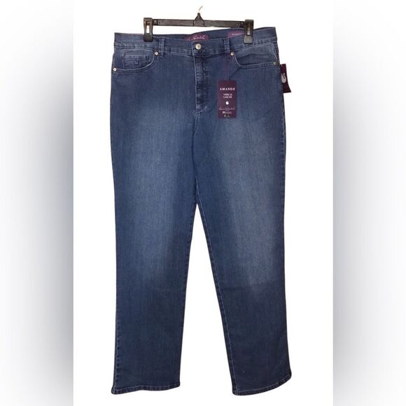278. Gloria Vanderbilt Flawless Flex Supreme Stretch Amanda Jeans size 16 - Picture 1 of 4